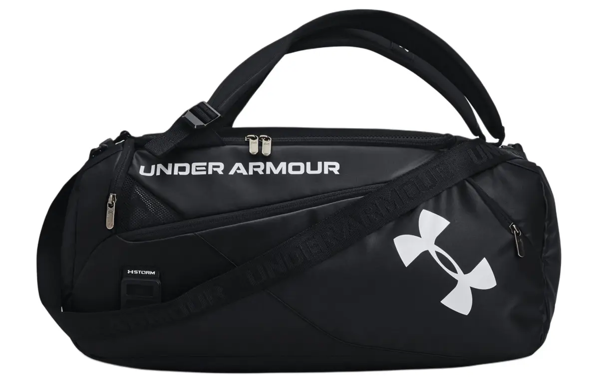 Under Armour Polyester Backpack Handbag Gym Bag Small Unisex Black