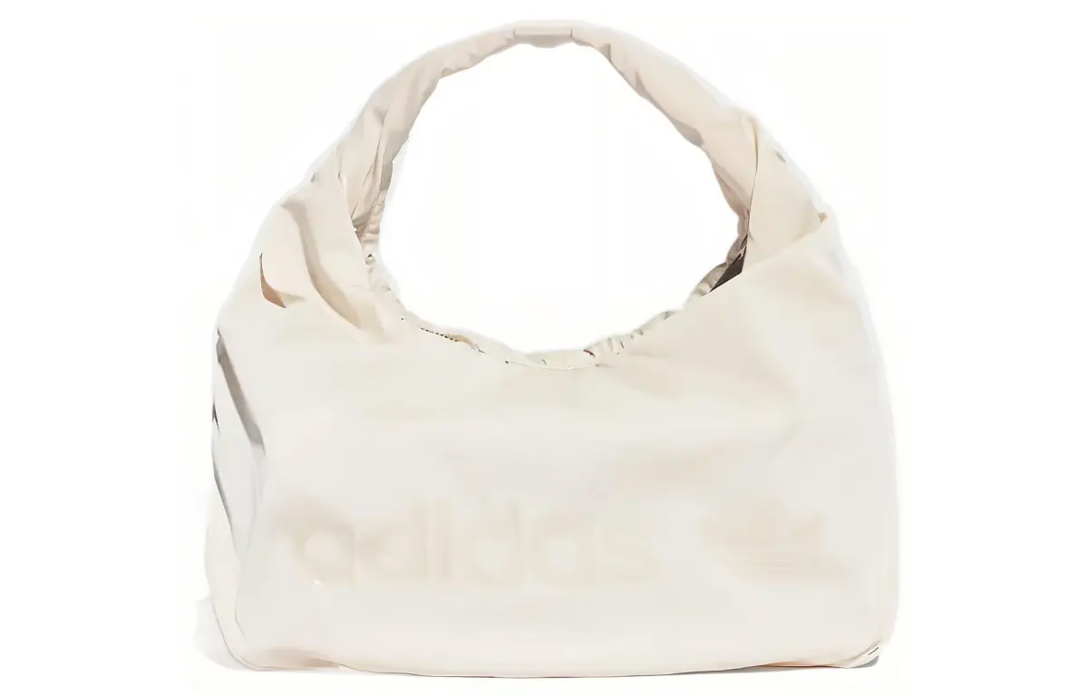 Adidas Originals PU Leather Cloud Bag, Shoulder Bag, Handbag, Shoulder Bag Mini Women's Ecru