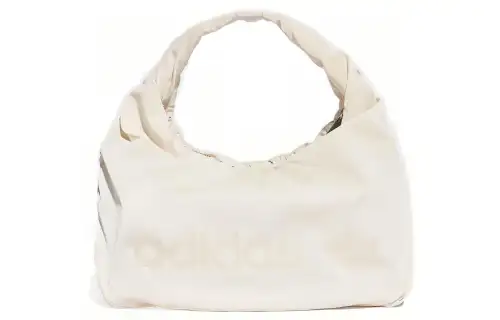 Adidas Originals PU Leather Cloud Bag, Shoulder Bag, Handbag, Shoulder Bag Mini Women's Ecru