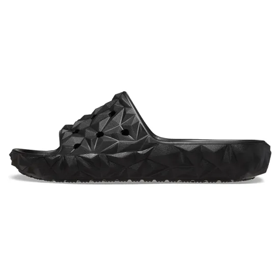 Crocs Classic Geometric Slides 'Black'