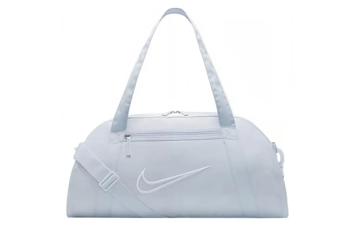 Nike Fabric Luggage Bag Gym Bag Large Unisex Soccer Gray/White