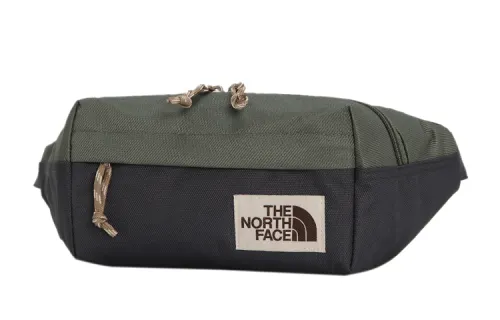THE NORTH FACE 3.8L Shoulder Bag, Crossbody Bag, Outdoor Bag Fabric Dark Green Multicolor Unisex