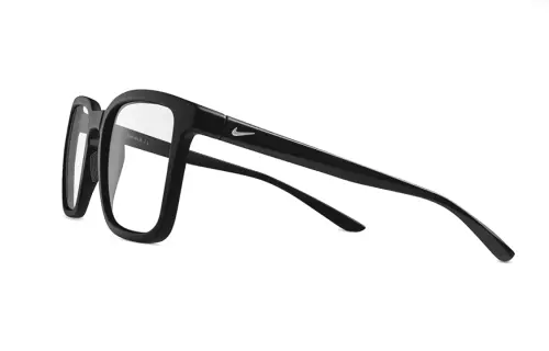 Nike Bio Based Injection Molded Square Eyeglass Frames Men's Black