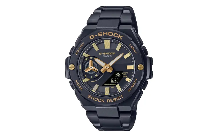 CASIO Men G-STEEL Series Black Watch GSTB500BD1A9ER