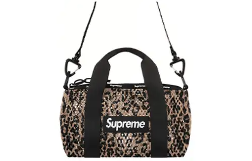 Supreme Nylon Handbag, Shoulder Bag, Crossbody Bag Mini Unisex Leopard Print
