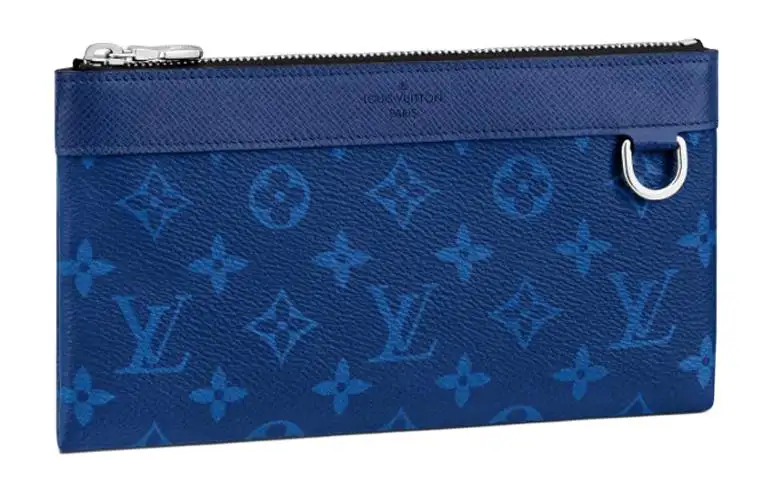 LOUIS VUITTON Discovery Pochette Monogram Pacific Taiga Pm Blue