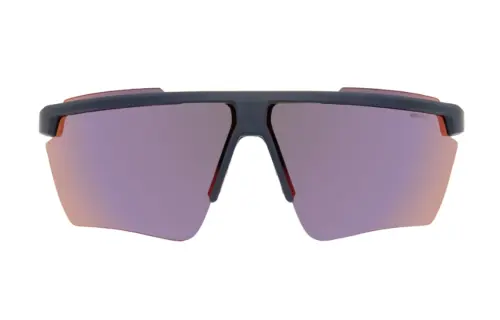 Nike Plate Frame Acetate Irregular Shape Sunglasses Men's Black