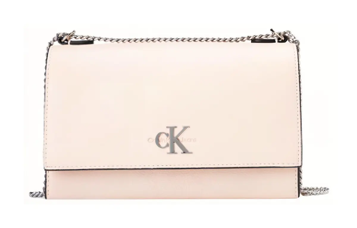 CALVIN KLEIN Synthetic Material Shoulder Bag, Crossbody Bag, Handbag Women's Ballet Pink