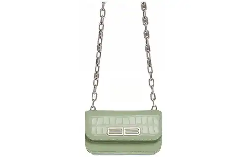 Balenciaga Cow Leather Handbag, Crossbody Bag, Shoulder Bag Women's Light Green