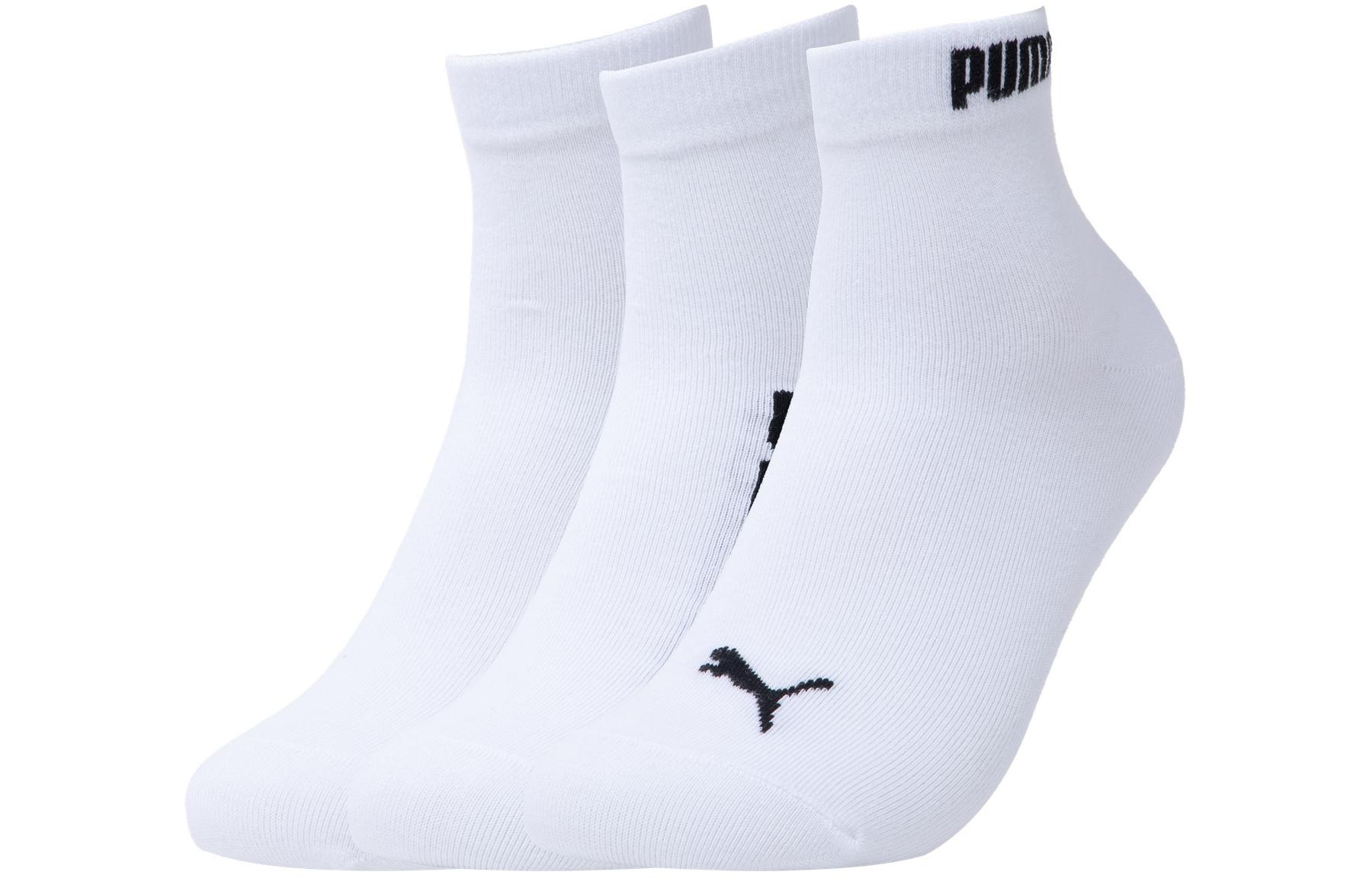 PUMA Ankle Socks Unisex 3 Pack White