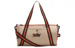 Nike Recycled Polyester Travel Bag Gym Bag Unisex Hemp & Orange & Black