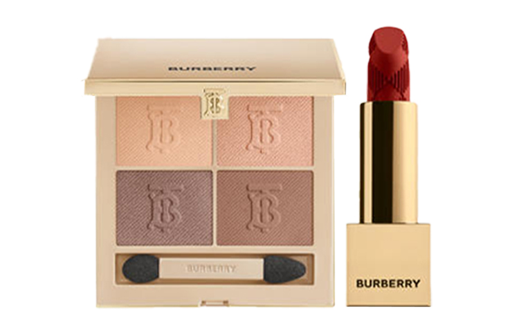 Набор теней для век Burberry Velvet Eyeshadow Trio (золотой)