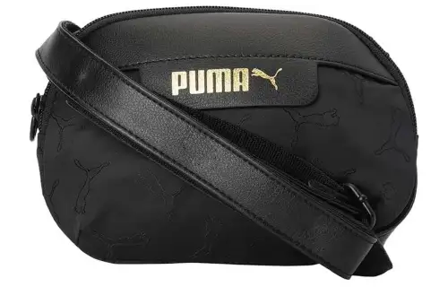 PUMA Artificial Leather Crossbody Bag, Shoulder Bag Women's Black