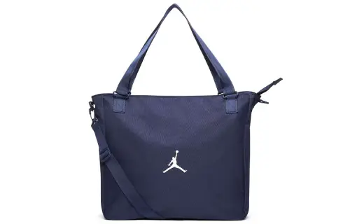 Jordan Artificial Leather Tote Bag, Shopping Bag, Shoulder Bag Unisex Navy Blue