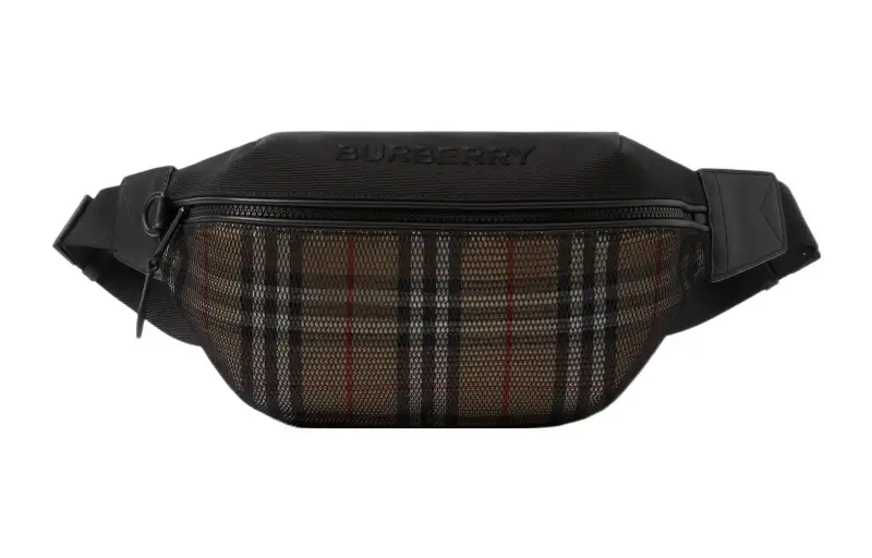 Burberry Leather Fanny Pack Regular Men's Archive Beige