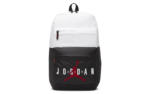 Jordan Polyester Backpack Regular Unisex Black White