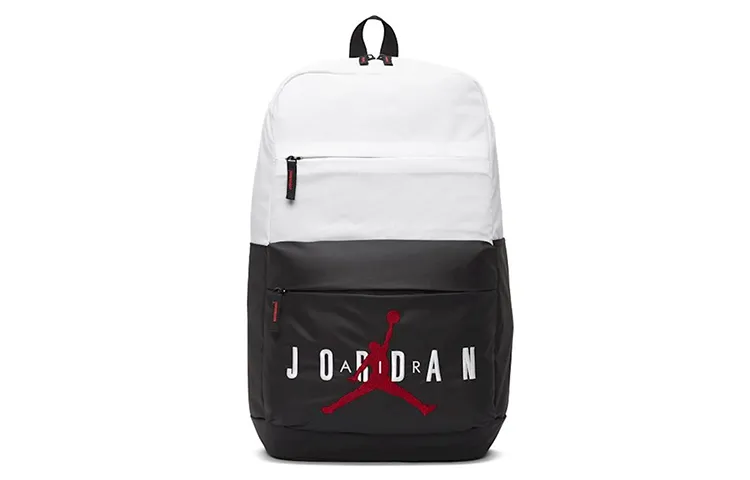 Jordan Polyester Backpack Regular Unisex Black White