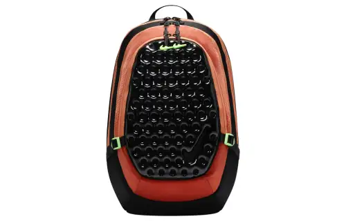 Nike Nylon With Polyester Backpack Men's Black & Thick Orange