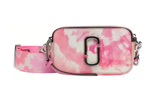 MARC JACOBS Snapshot Leather Crossbody Bag, Shoulder Bag Women's Pink