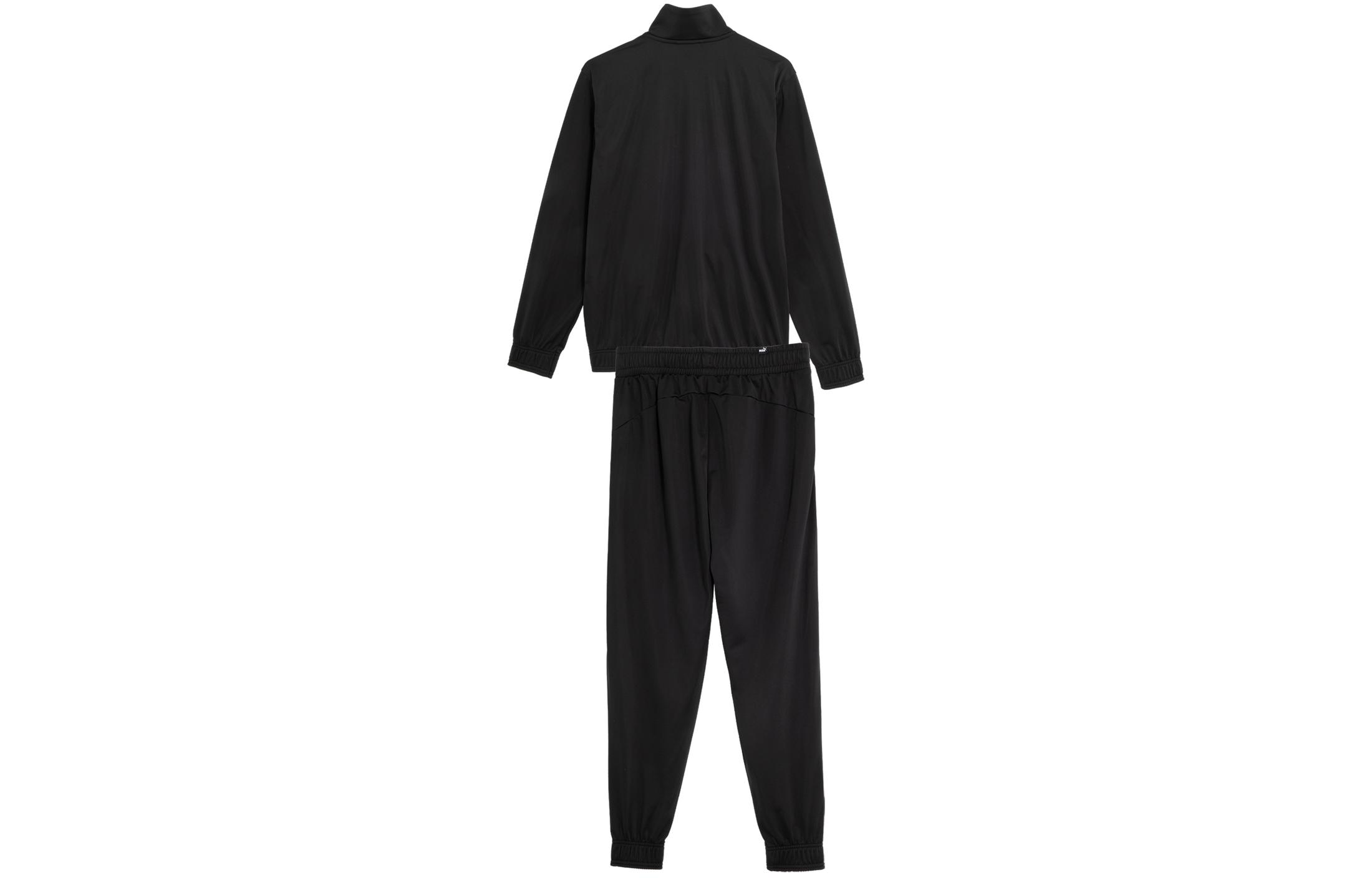 PUMA POLY SUIT CL Classic Color Block Stand Collar Zipper Top Cuffed Pants Fleece Lined Vintage Casual Sportswear Men’s