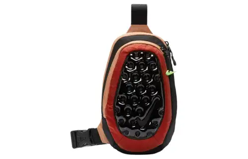 Nike Nylon Crossbody Bag Men's Black & Thick Orange