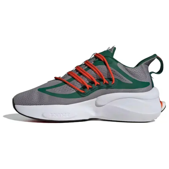Adidas Miami Alphaboost V1 Grey Team Dark Green Team Orange