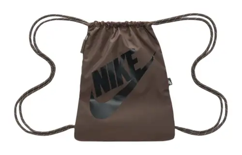Nike Heritage Polyester Backpack Unisex Iron Ore & Black