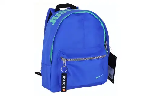 Nike Polyester Backpack Regular Unisex Blue