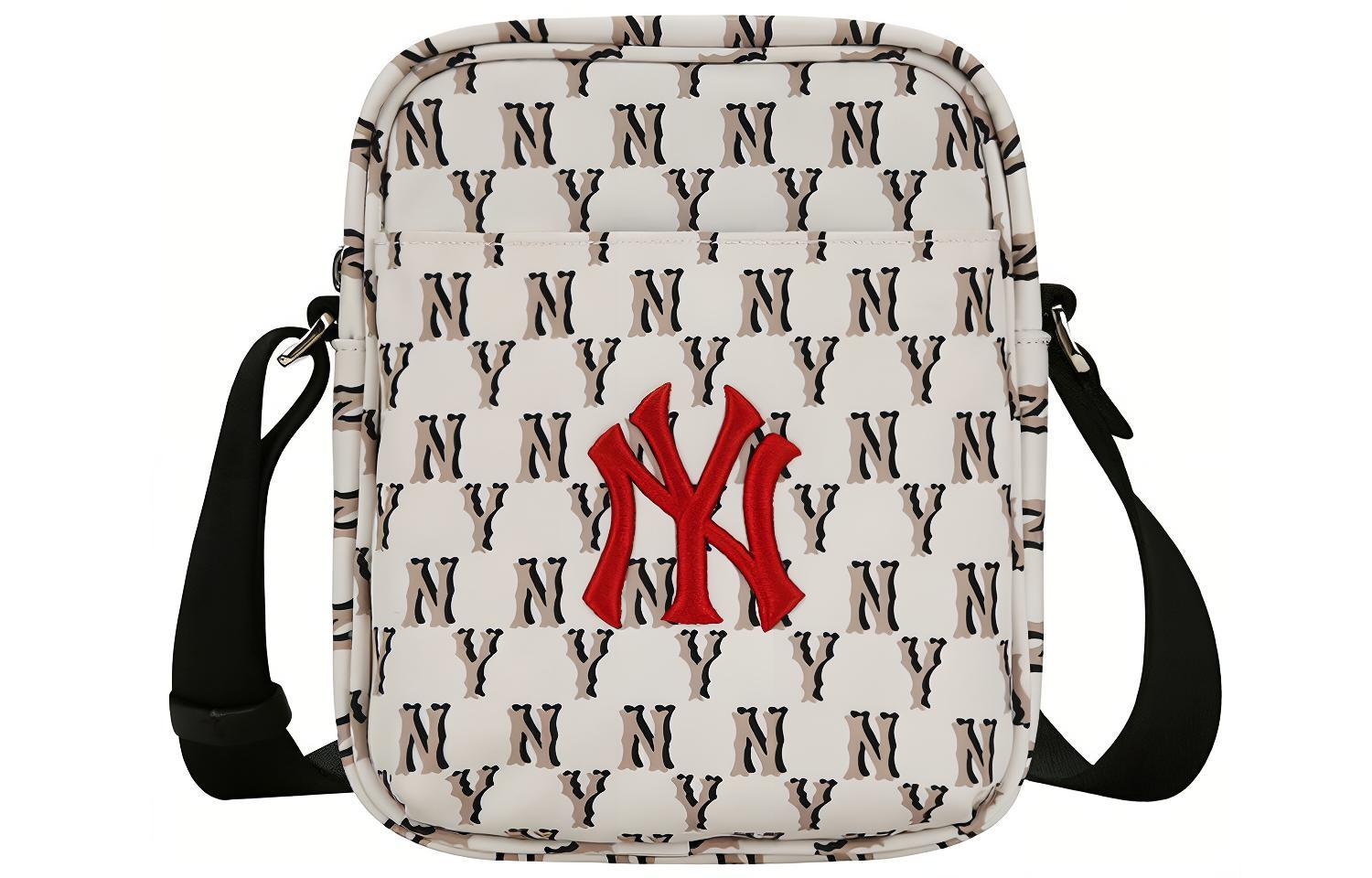 Сумка MLB Monogram NY (белая) — фото 1