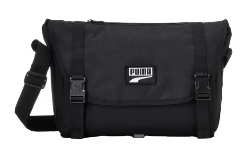 PUMA Polyester Messenger Bag, Crossbody Bag, Shoulder Bag Regular Unisex Black