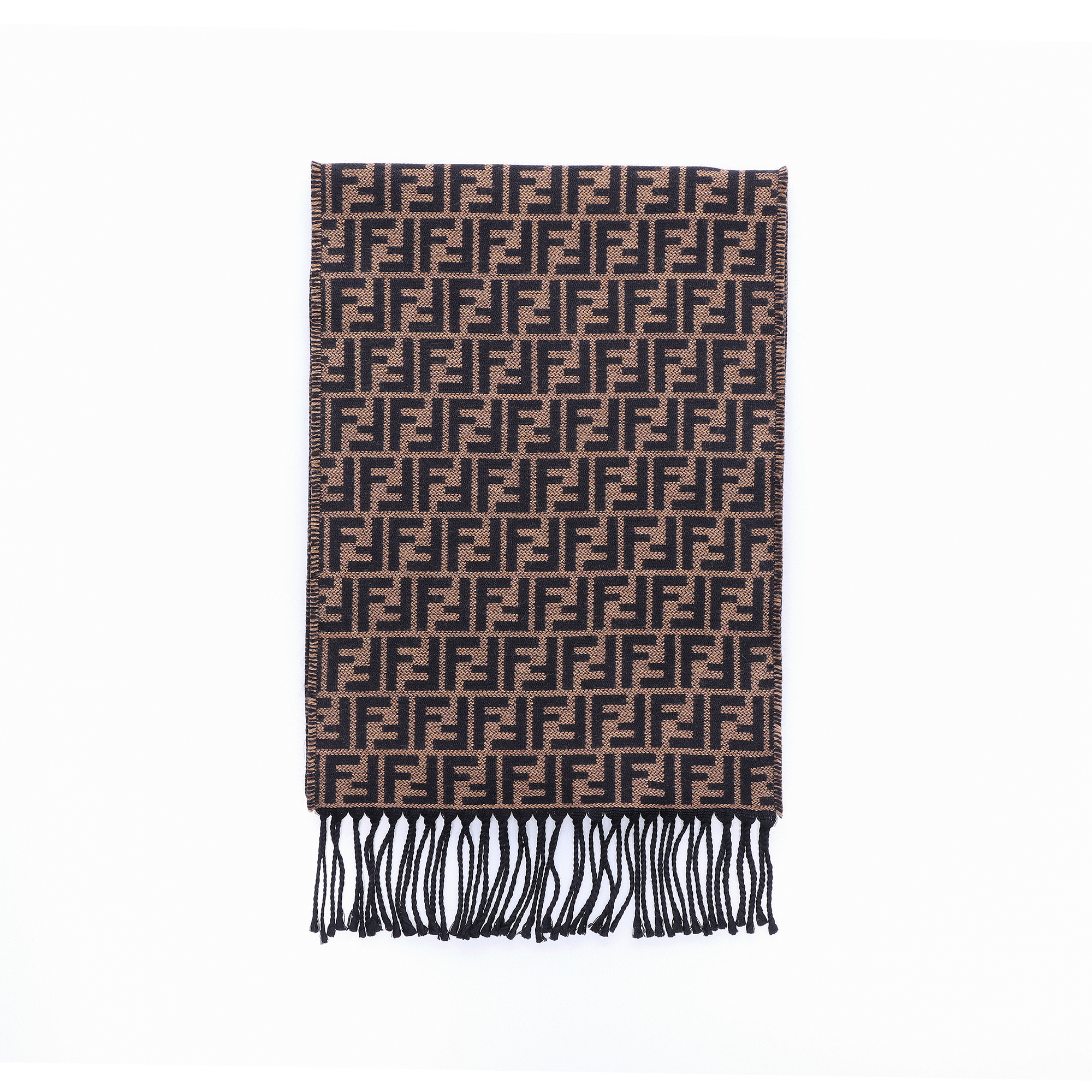 Шарф Fendi (темно-коричневый)