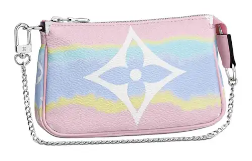 LOUIS VUITTON Mini Pochette Accessories Lv Escale Pastel