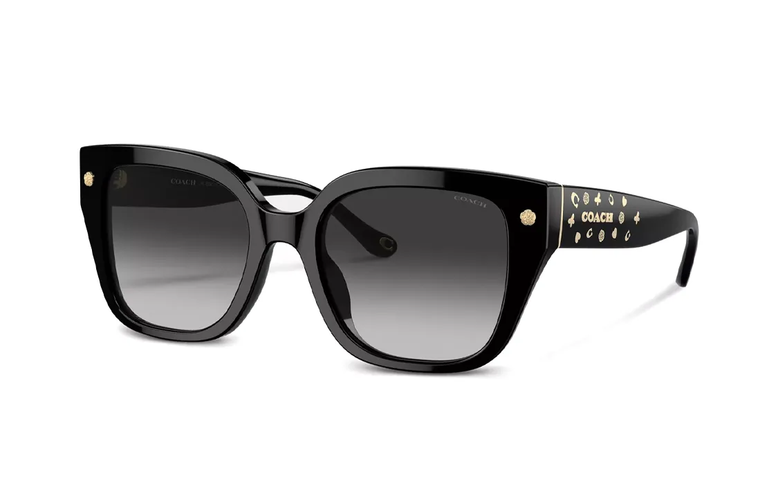 COACH Square Sunglasses Women's Black