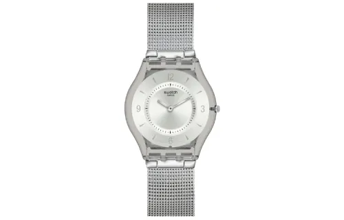SWATCH Unisex Silver Watch SFM118M