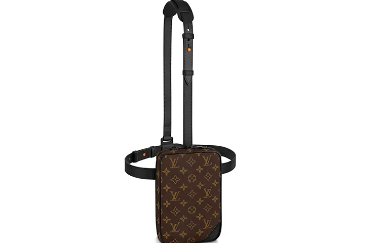 LOUIS VUITTON Utility Side Bag Monogram Brown