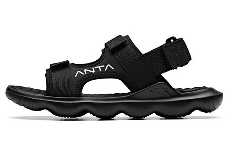 Anta Life Collection Beach Sandals Men's Camouflage Black
