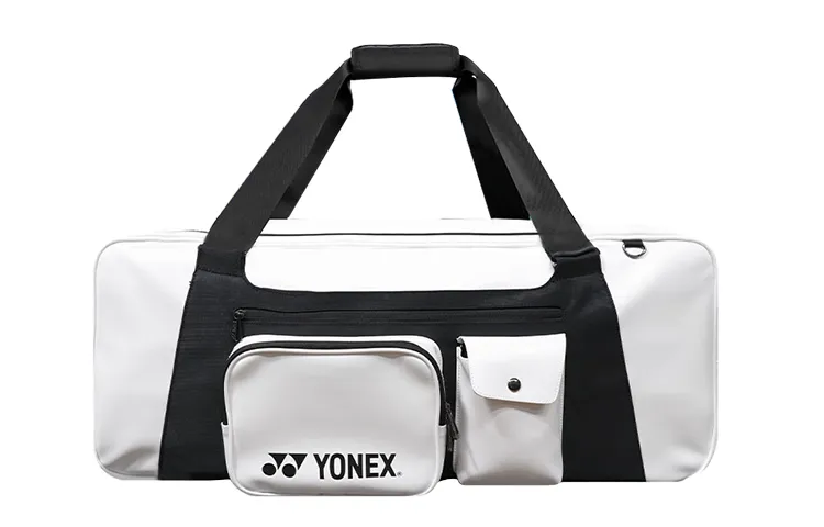 YONEX Fabric Gym Bag Regular Unisex Black White