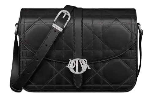 DIOR Cannage Cosmo Leather Shoulder Bag, Crossbody Bag Men's Black
