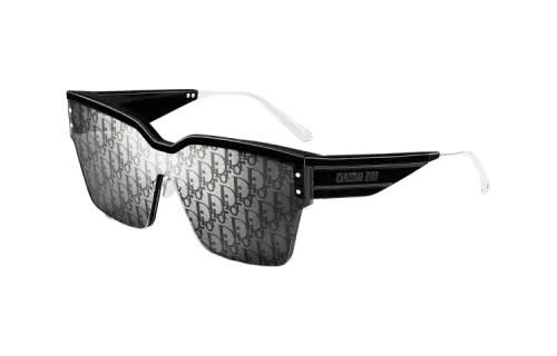 DIOR Irregular Shape Sunglasses Unisex Black