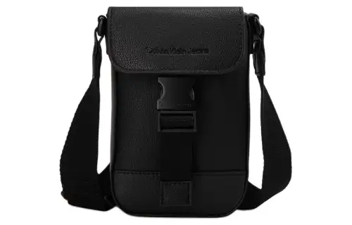 CALVIN KLEIN Fabric Cell Phone Pouch Men's Black