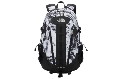 THE NORTH FACE 30L Camping Bag Backpack Outdoor Bag Recycled Nylon Black Unisex