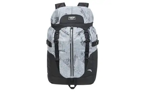 Anta Polyester Travel Bag Backpack Regular Unisex Basic Black