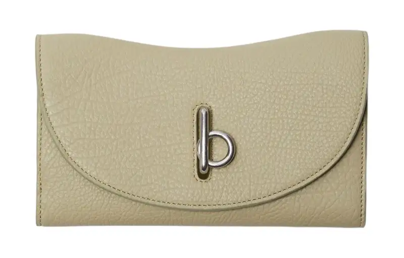 Burberry Calfskin Wallet Women's Orion Beige