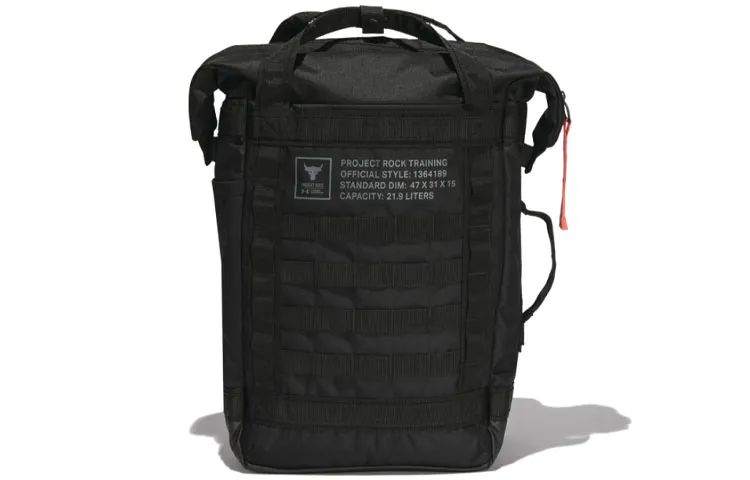 Under Armour Polyester Travel Bag, Gym Bag, Backpack Medium Unisex Black