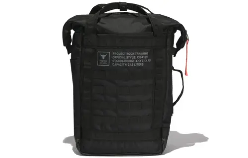 Under Armour Polyester Travel Bag, Gym Bag, Backpack Medium Unisex Black