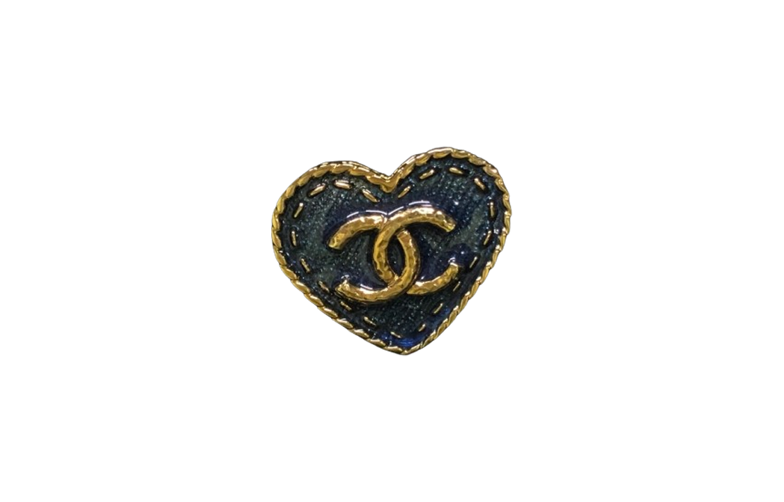 Женская брошь Chanel 24P (золотая)