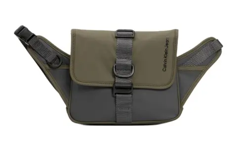 CALVIN KLEIN Fabric Fanny Pack Men's Dark Gray