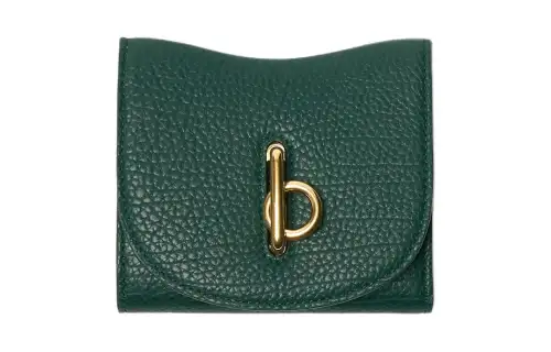 Burberry Calfskin Wallet Men's Vine Green