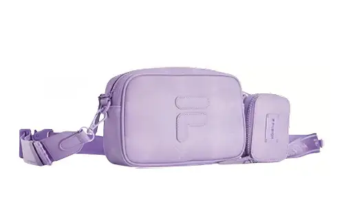 FILA FUSION PU Polyurethane Synthetic Leather Camera Bag, Shoulder Bag, Crossbody Bag Regular Unisex Aurora Purple