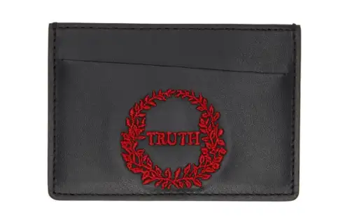 Maison Margiela Polished Leather Card Holder Men's Black